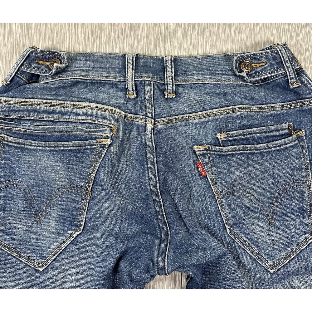 Levi's 511 Skinny Two Horse Brand Med Wash 30x32 Adjustable Waist 9 Pockets - Picture 3 of 11